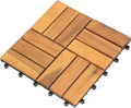 POCOline Deck Tile Acacia W/L: approx. 30x30 cm