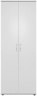Multipurpose Cabinet Andy 3 Concrete-Effect White W/H/D: approx. 70x187x34 cm