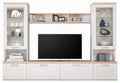 Wall Unit Romance Sibiu Larch-Effect San Remo Oak-Effect W/H/D: approx. 277x191x43 cm