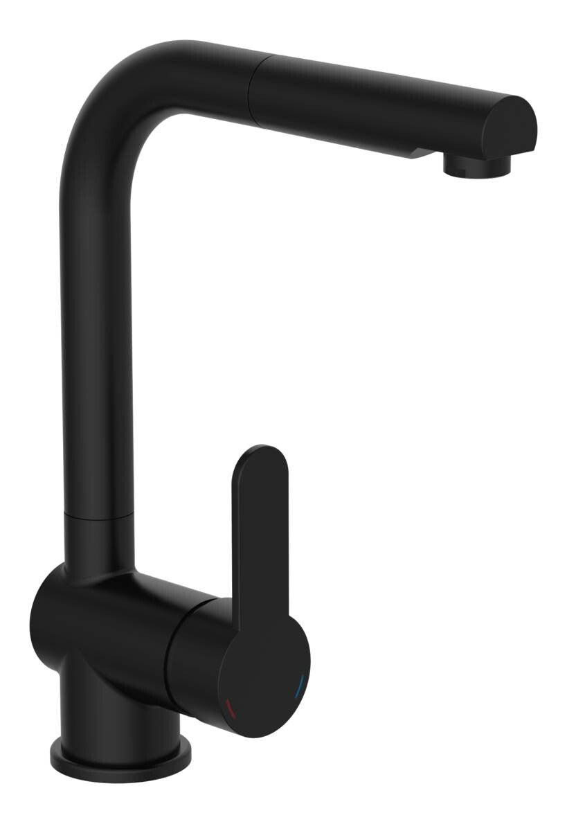 SCHÜTTE Kitchen Faucet London Black W/H/D: approx. 24x30x5.5 cm