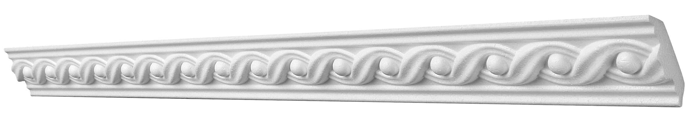 Decorative Molding White L: approx. 98 cm