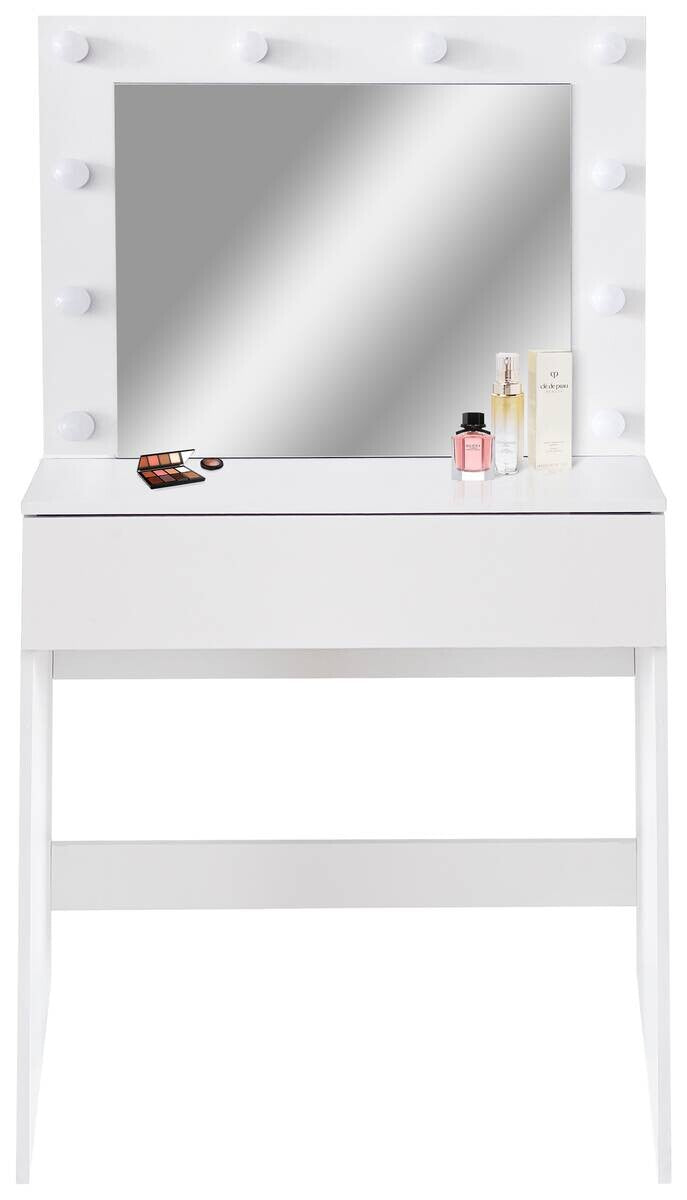 Dressing Table Lola White W/H/D: approx. 80x147x40 cm