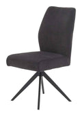 Chair Anthracite Woven Fabric W/H/D: approx. 47x93x66 cm