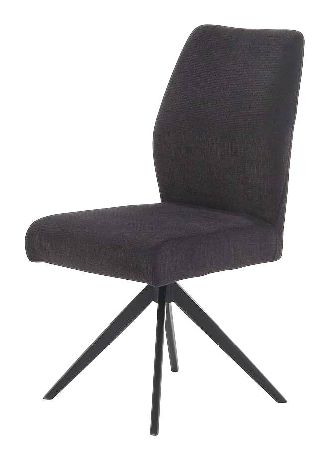 Chair Anthracite Woven Fabric W/H/D: approx. 47x93x66 cm