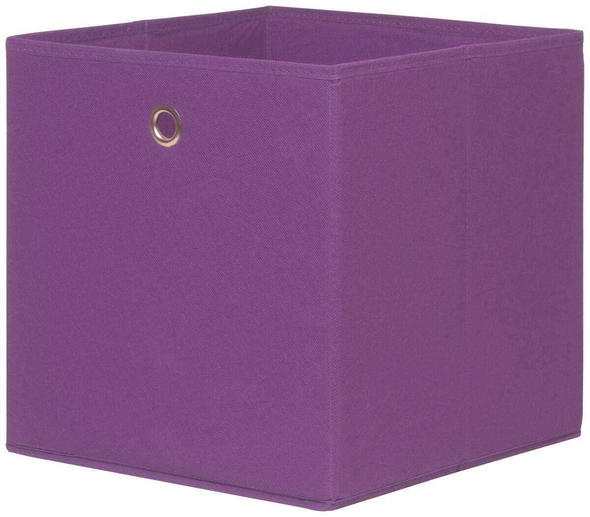 Fabric Storage Box Purple W/H/D: approx. 32x32x32 cm