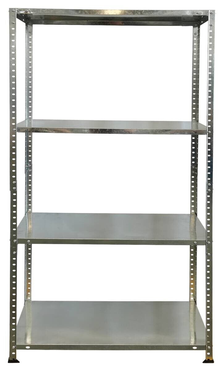 Metal Shelving Unit Galvanized W/H/D: approx. 75x150x30 cm