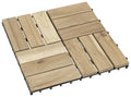 POCOline Deck Tile Natural W/L: approx. 30x30 cm