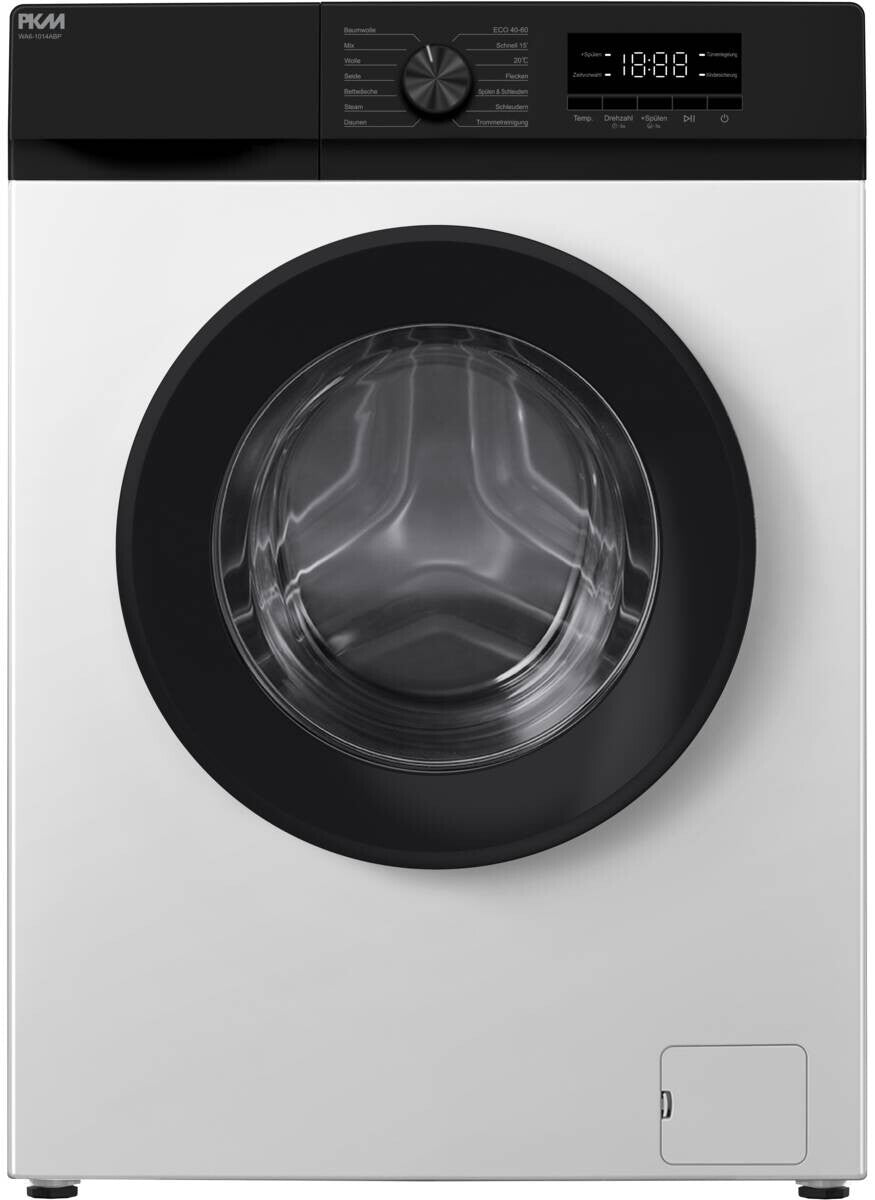 PKM Washing Machine WA6-1014ABP Black W/H/D: approx. 60x84x39 cm approx. 60 kg