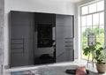 Sliding-Door Wardrobe Saigon Graphite W/H/D: approx. 270x210x64 cm